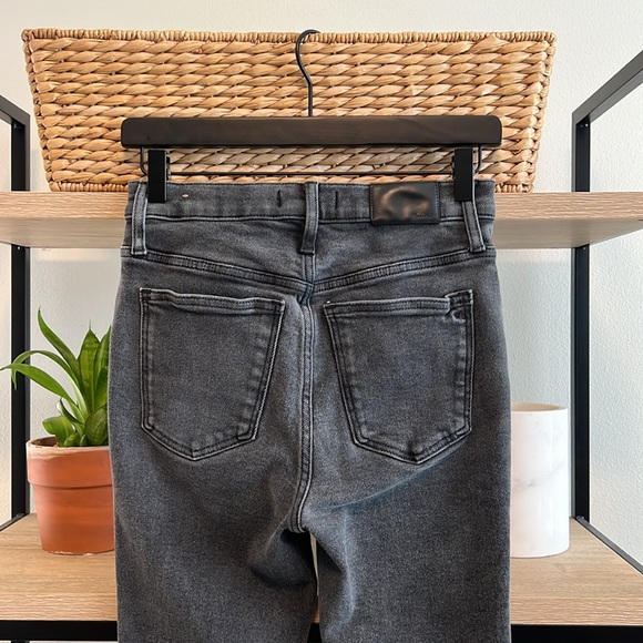 Madewell 10" High Rise Skinny Gray Jeans, 27 - Picture 5 of 11